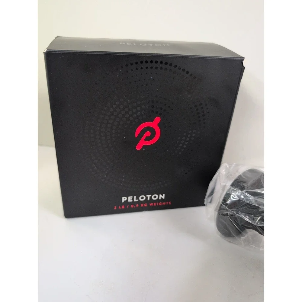 PELOTON 2lb Dumbbell Free Weights Set of 2 Black New Open Box